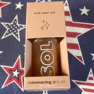 Colourpop sol body shimmering dry oil in Earm Gold